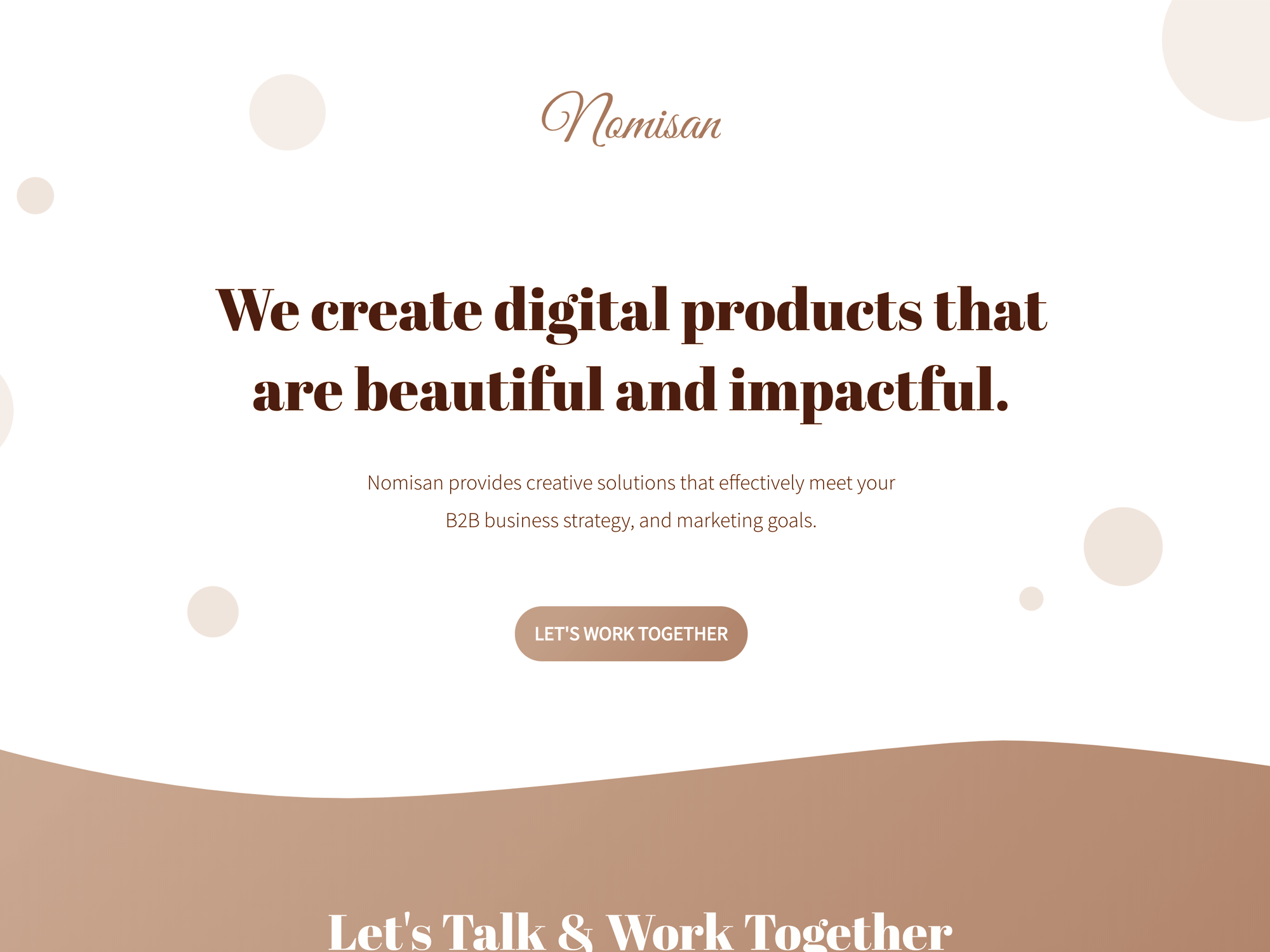 Preview case study for nomisan