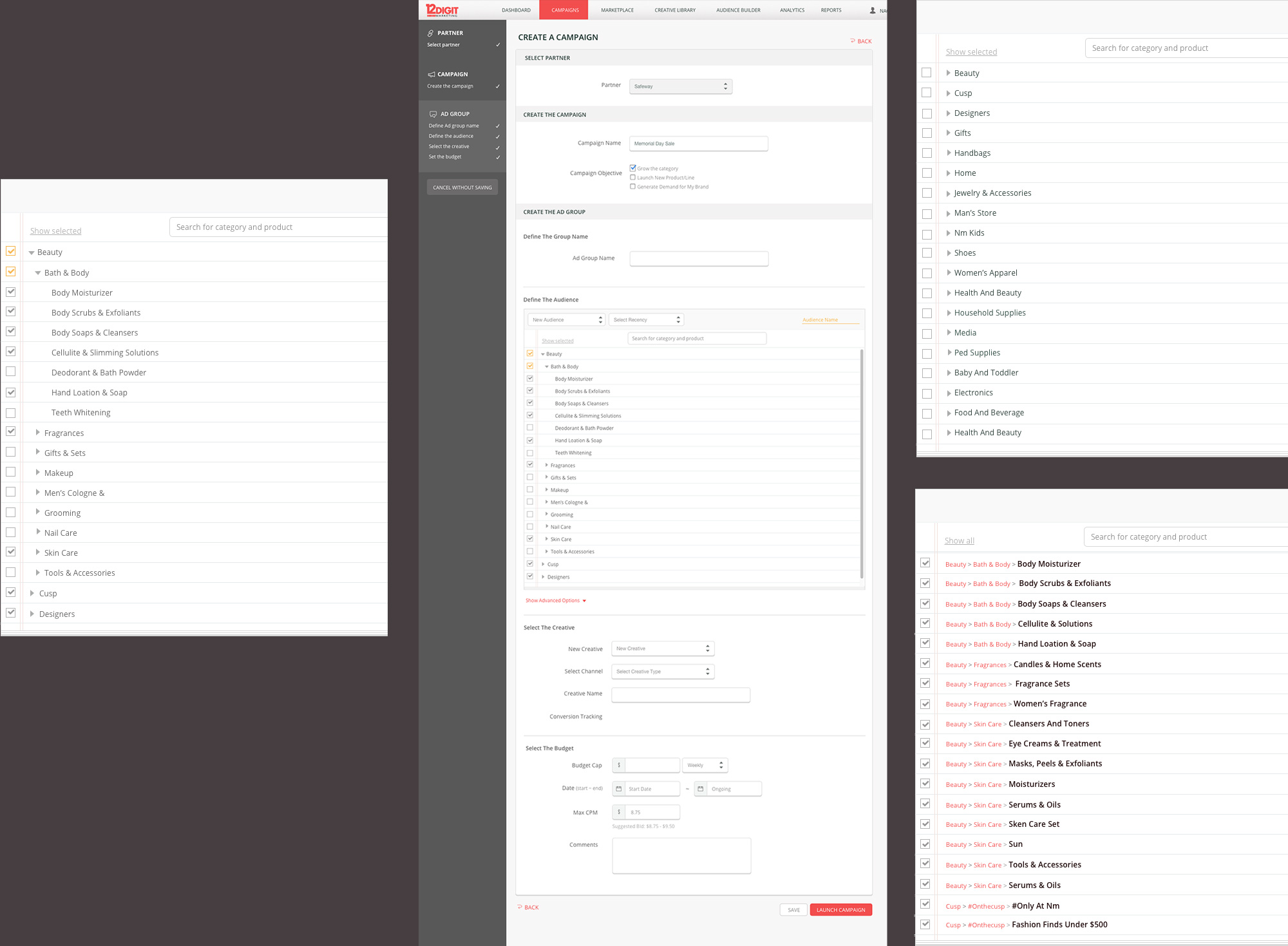 12 Digit Marketing WebApp Design