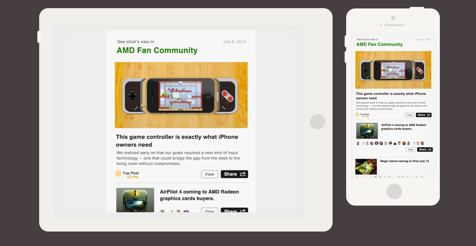 Dynamic Signal Responsive Email