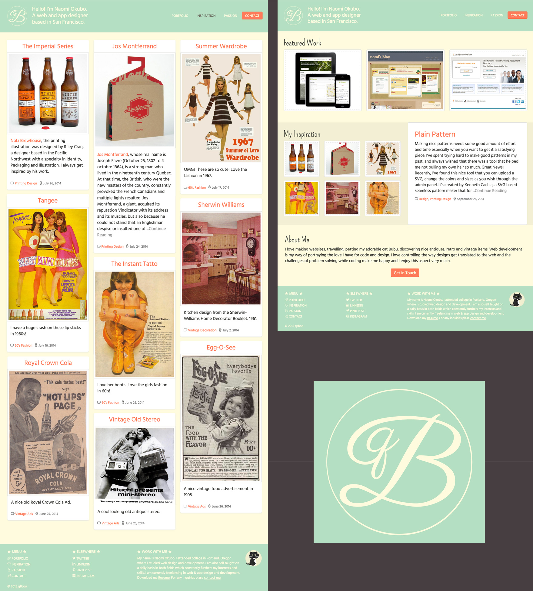 qtBoo Portfolio Design