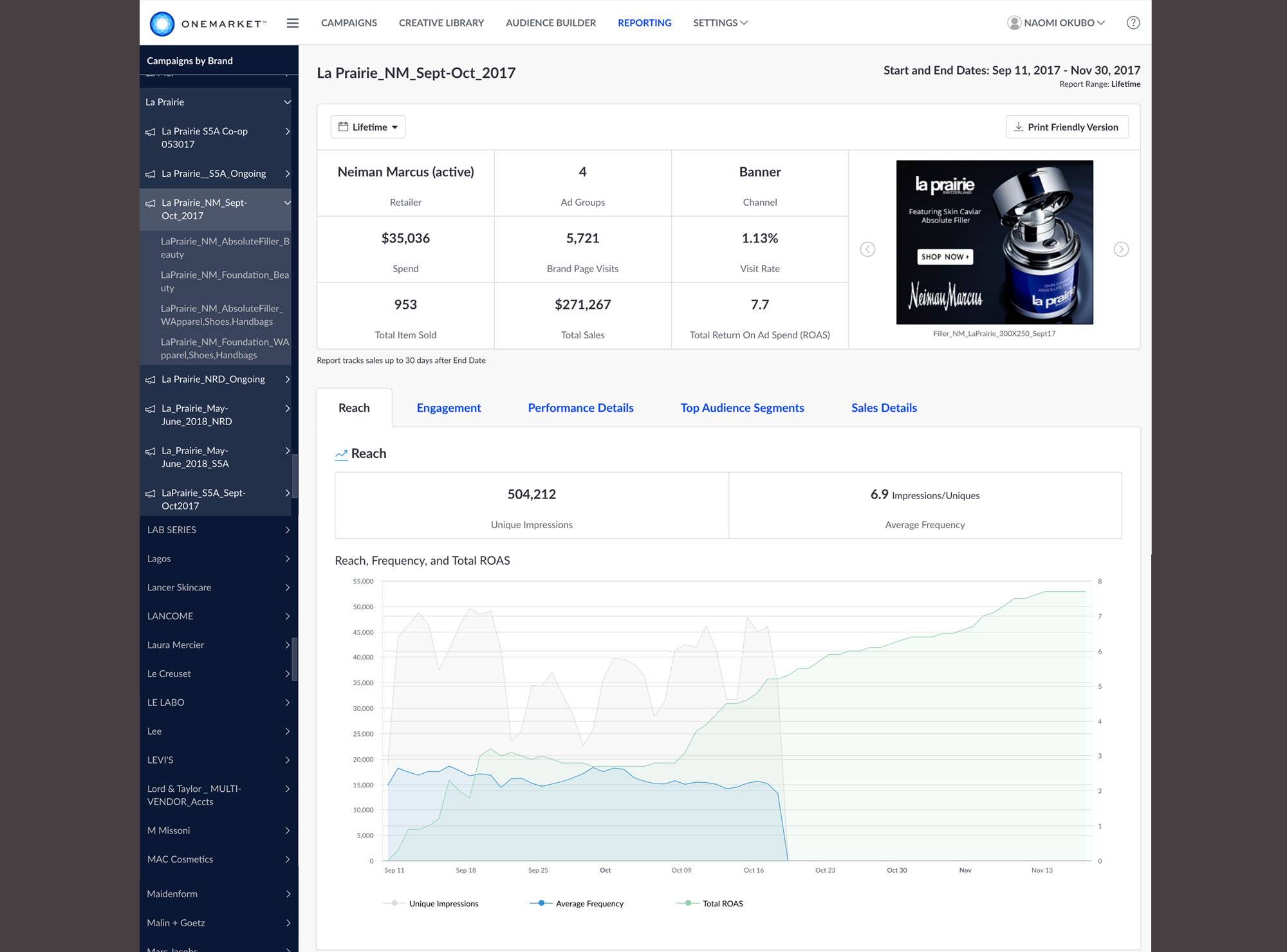 OneMarket WebApp Design