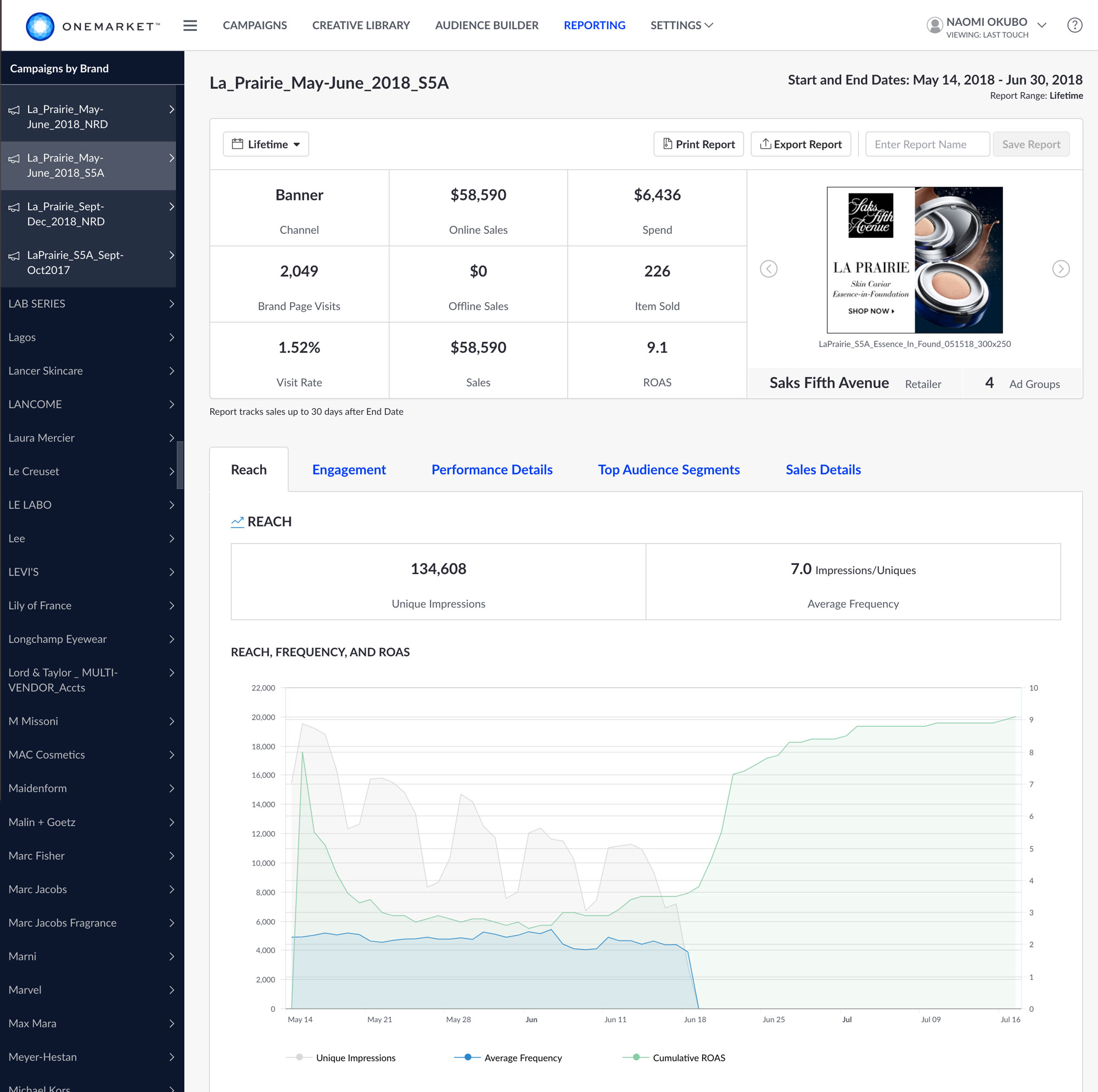 OneMarket WebApp Design