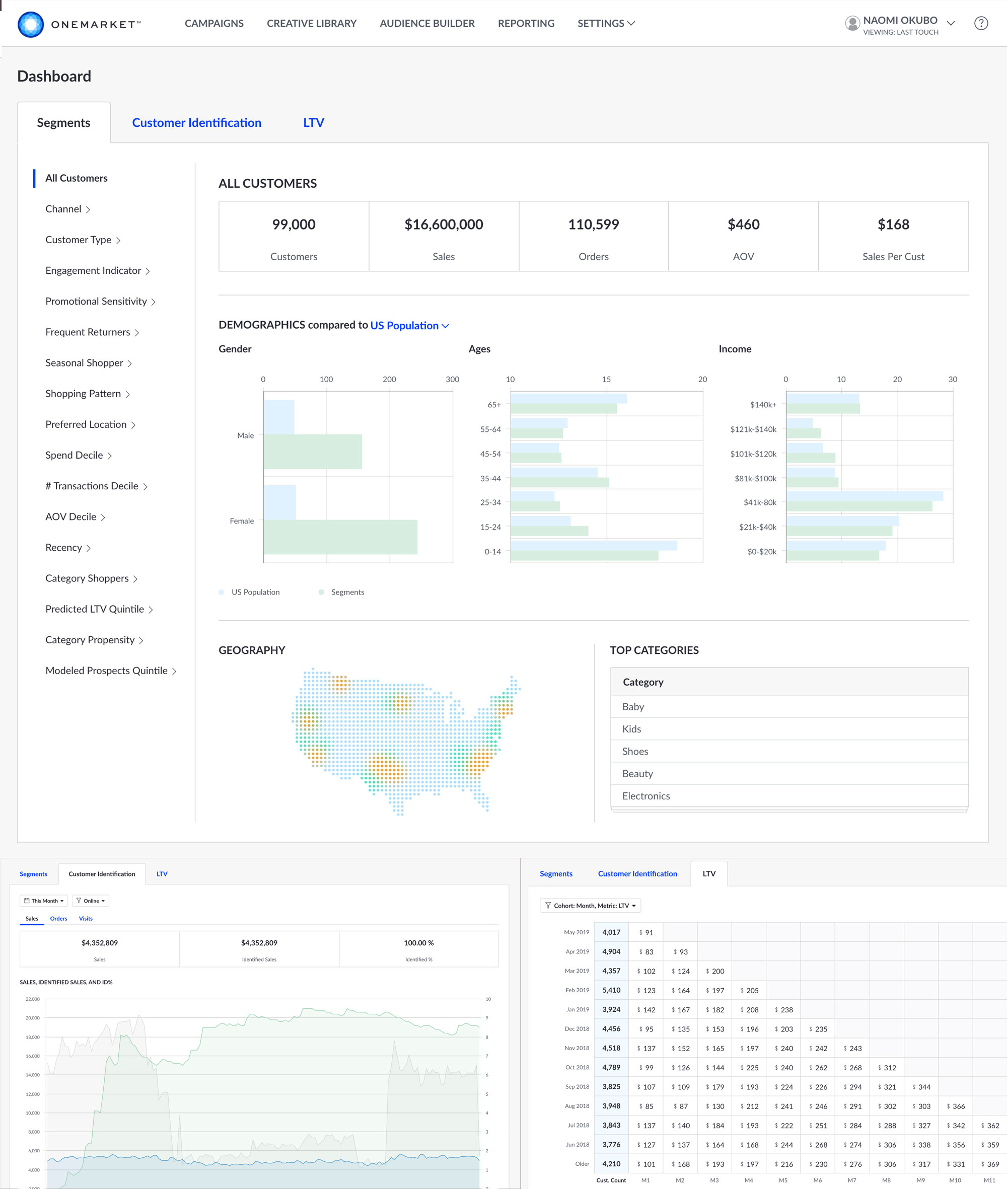 OneMarket WebApp Design