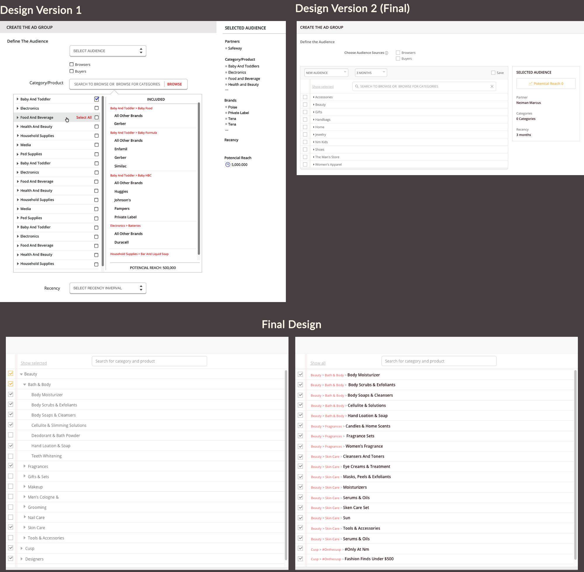 12 Digit Marketing WebApp Design